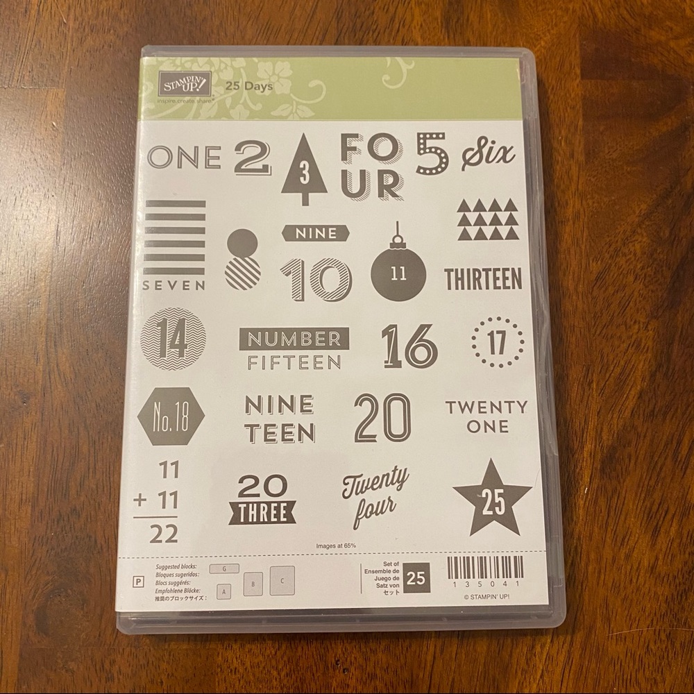 Stampin Up 25 Days Stamp Set